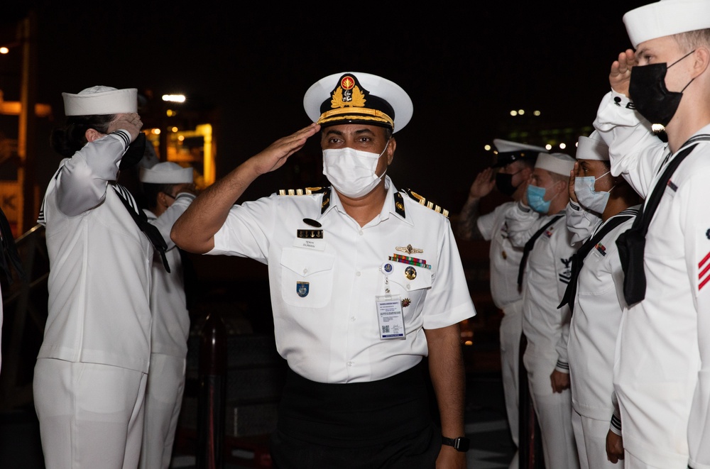 USS Tulsa Hosts CARAT Bangladesh 2021 Reception