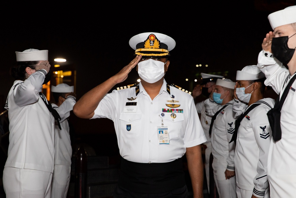 USS Tulsa Hosts CARAT Bangladesh 2021 Reception