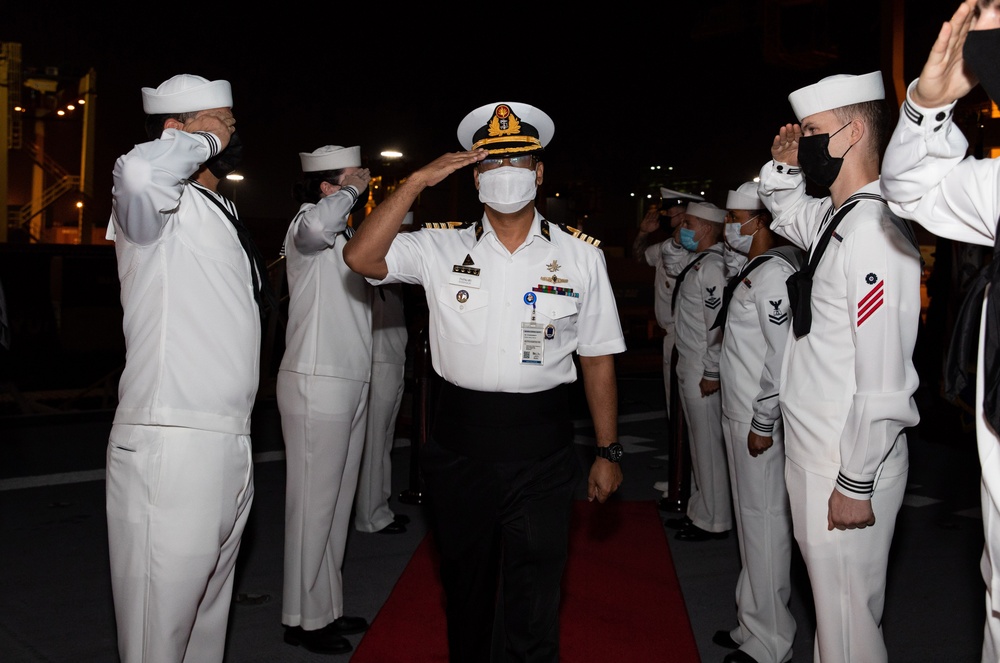 USS Tulsa Hosts CARAT Bangladesh 2021 Reception