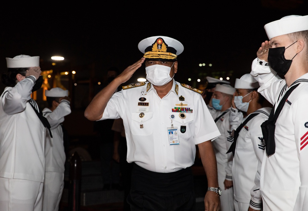 USS Tulsa Hosts CARAT Bangladesh 2021 Reception