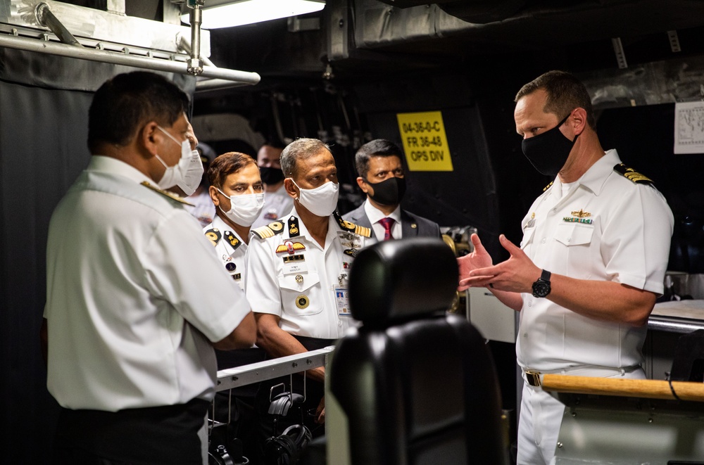 USS Tulsa Hosts CARAT Bangladesh 2021 Reception