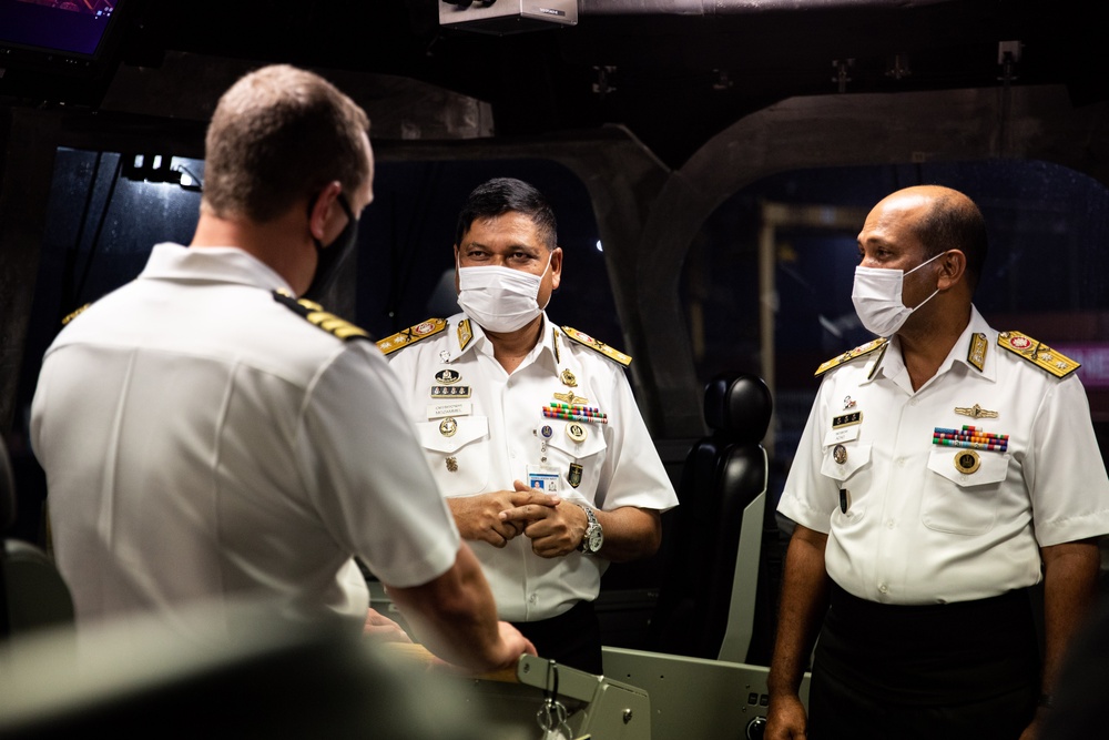 USS Tulsa Hosts CARAT Bangladesh 2021 Reception
