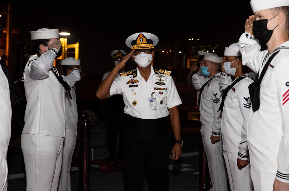 USS Tulsa Hosts CARAT Bangladesh 2021 Reception
