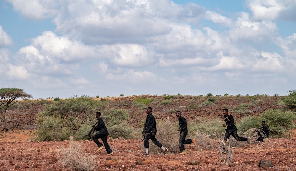 U.S. and Djiboutian soldiers train together