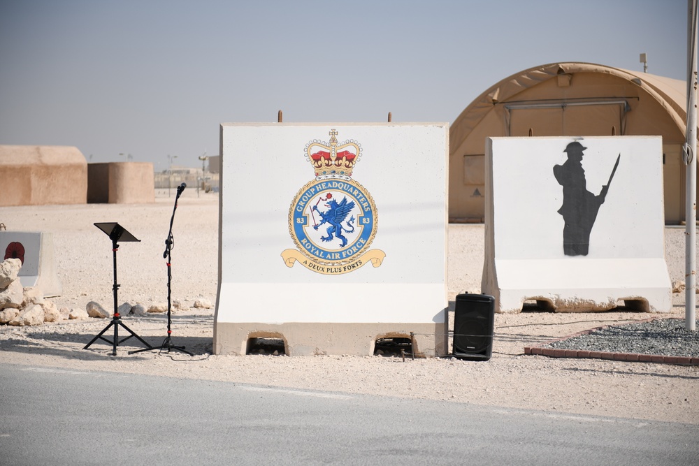 2021 Remembrance Day ceremony at AUAB