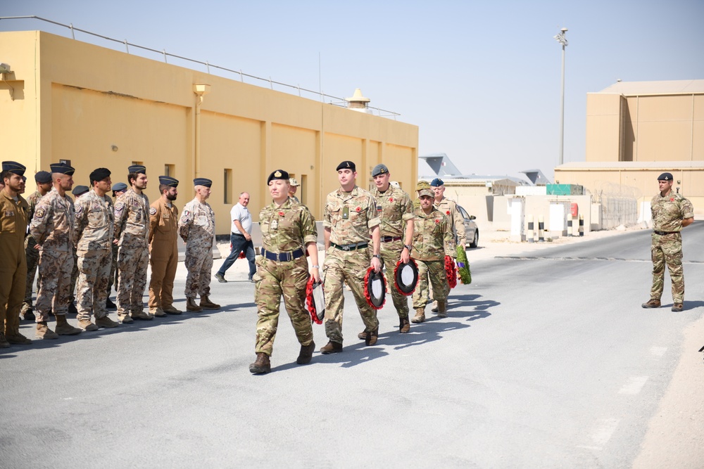 2021 Remembrance Day ceremony at AUAB