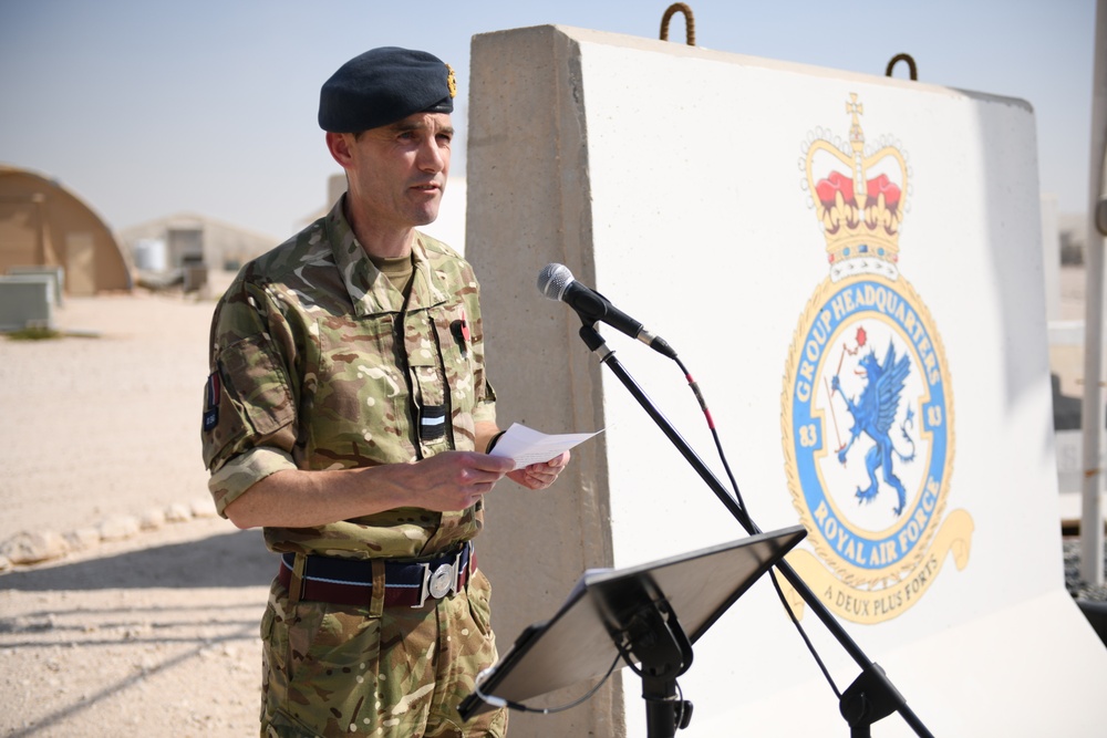 2021 Remembrance Day ceremony at AUAB