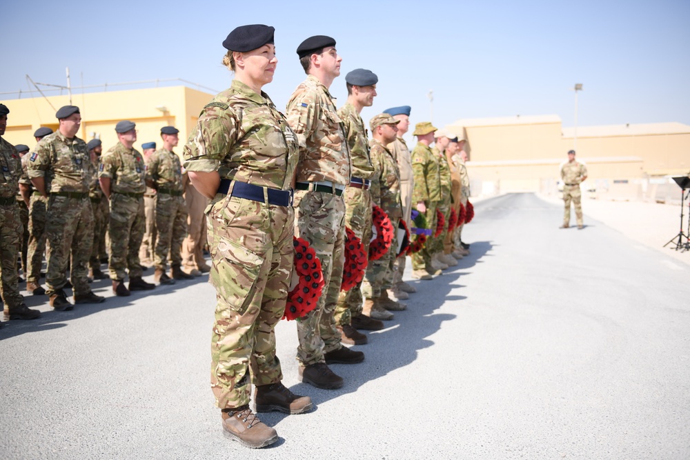 2021 Remembrance Day ceremony at AUAB