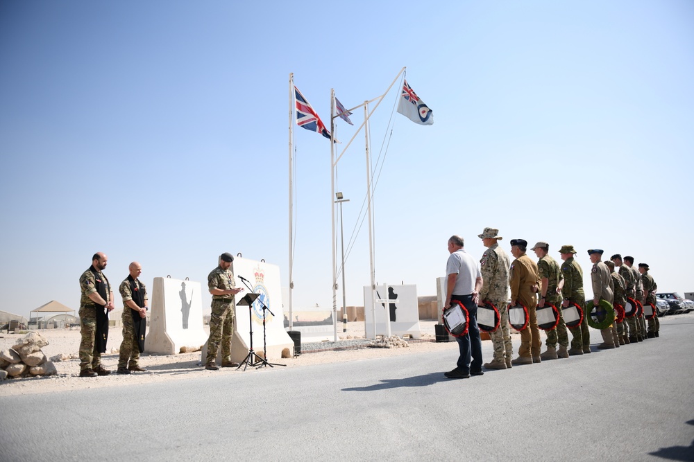 2021 Remembrance Day ceremony at AUAB