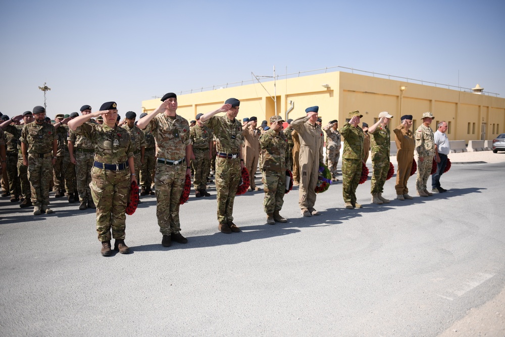 2021 Remembrance Day ceremony at AUAB