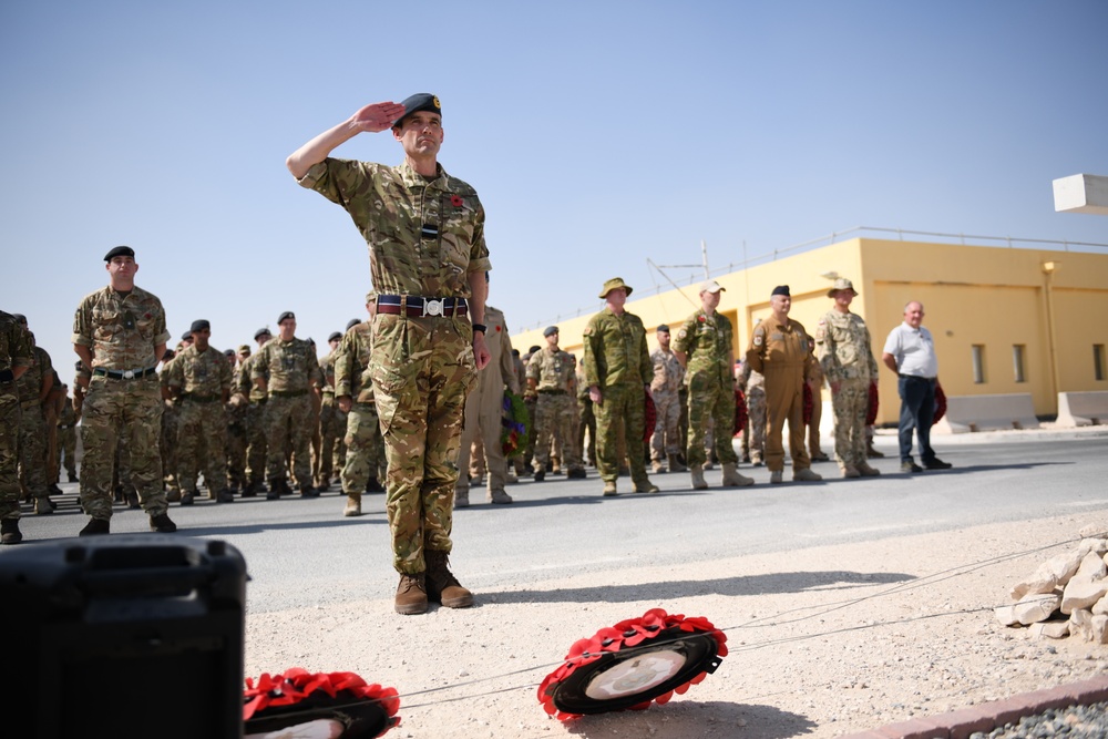 2021 Remembrance Day ceremony at AUAB