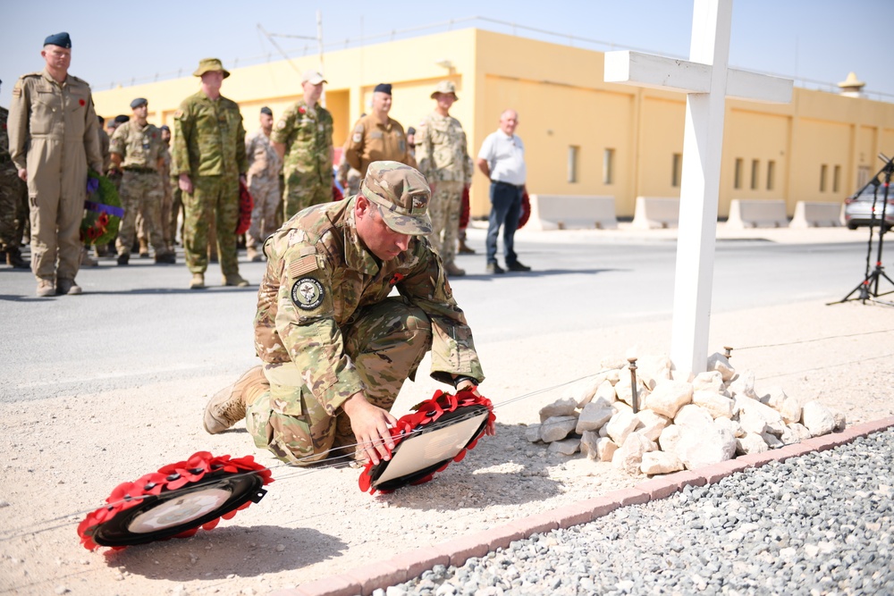 2021 Remembrance Day ceremony at AUAB