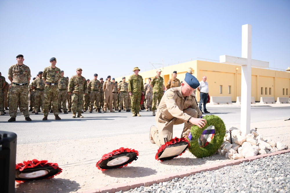 2021 Remembrance Day ceremony at AUAB