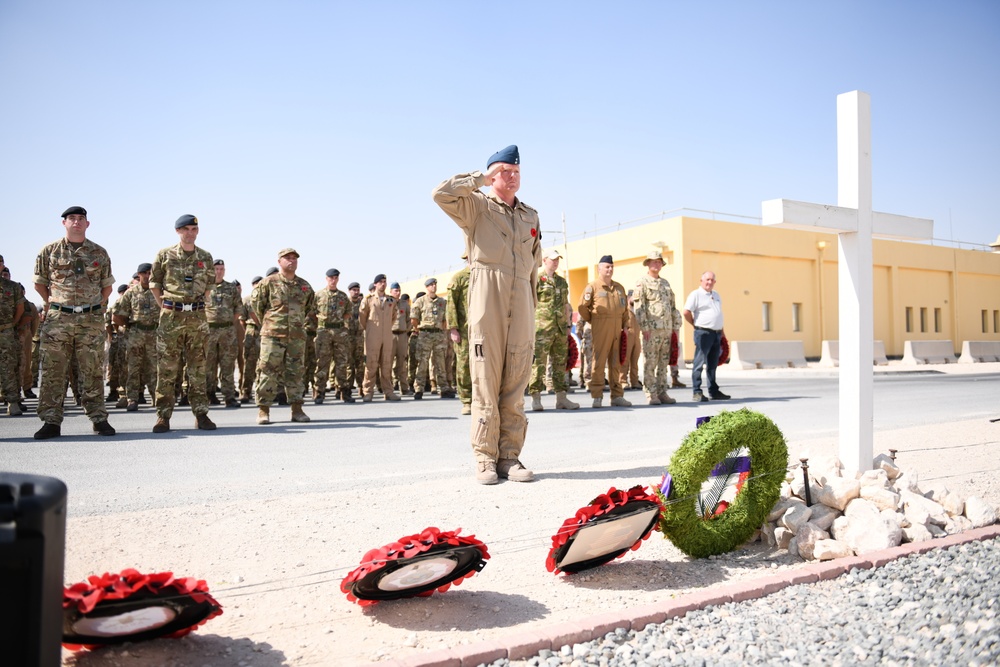 2021 Remembrance Day ceremony at AUAB