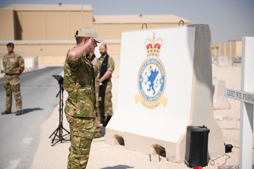 2021 Remembrance Day ceremony at AUAB