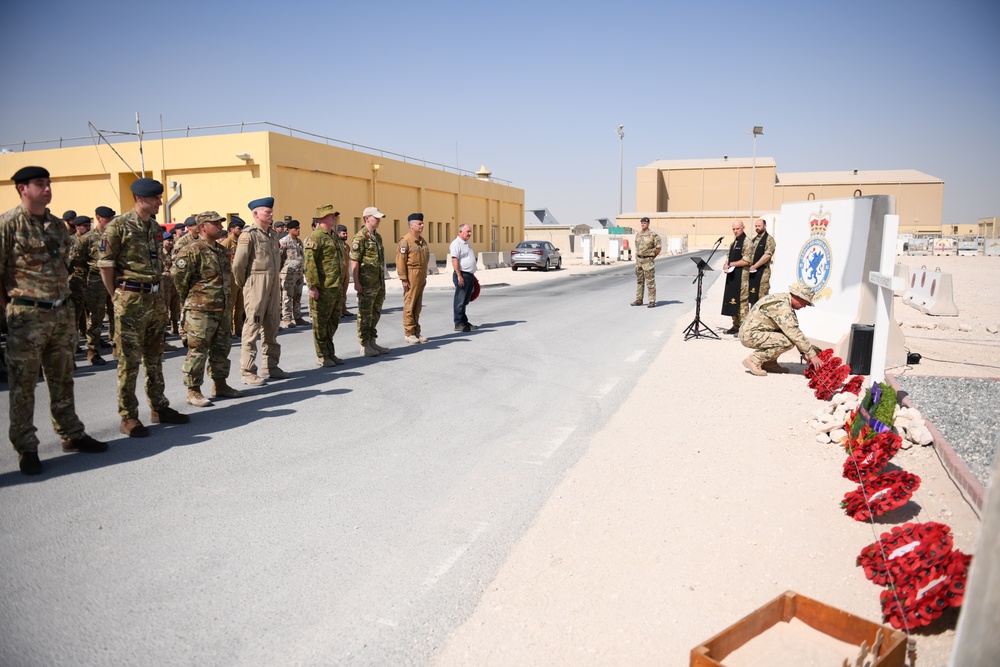 2021 Remembrance Day ceremony at AUAB