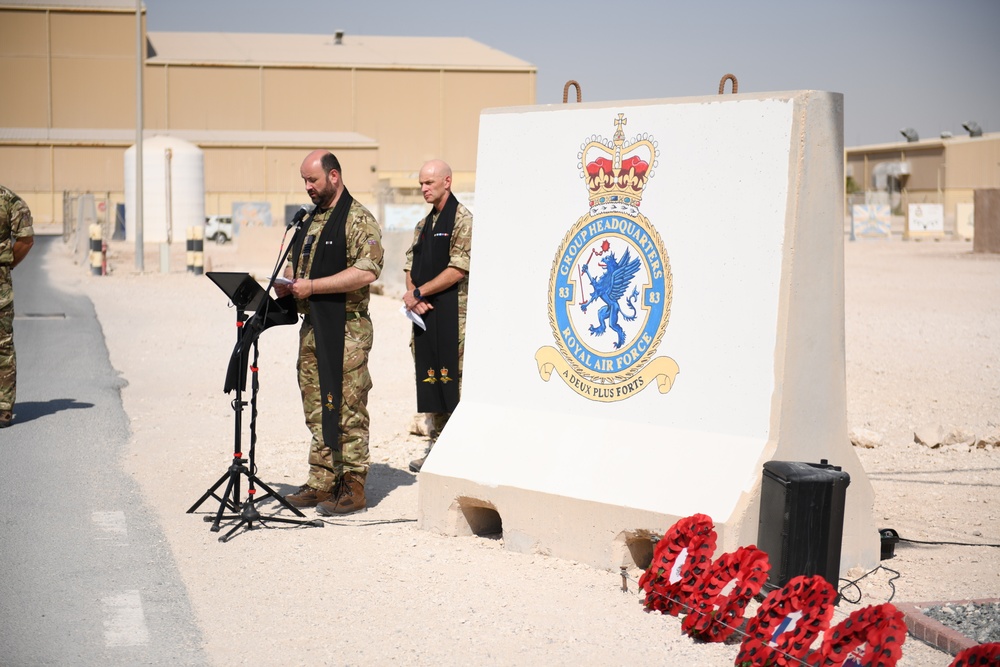 2021 Remembrance Day ceremony at AUAB