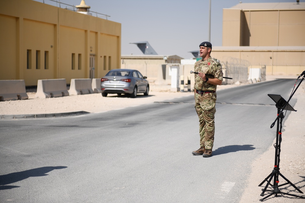 2021 Remembrance Day ceremony at AUAB