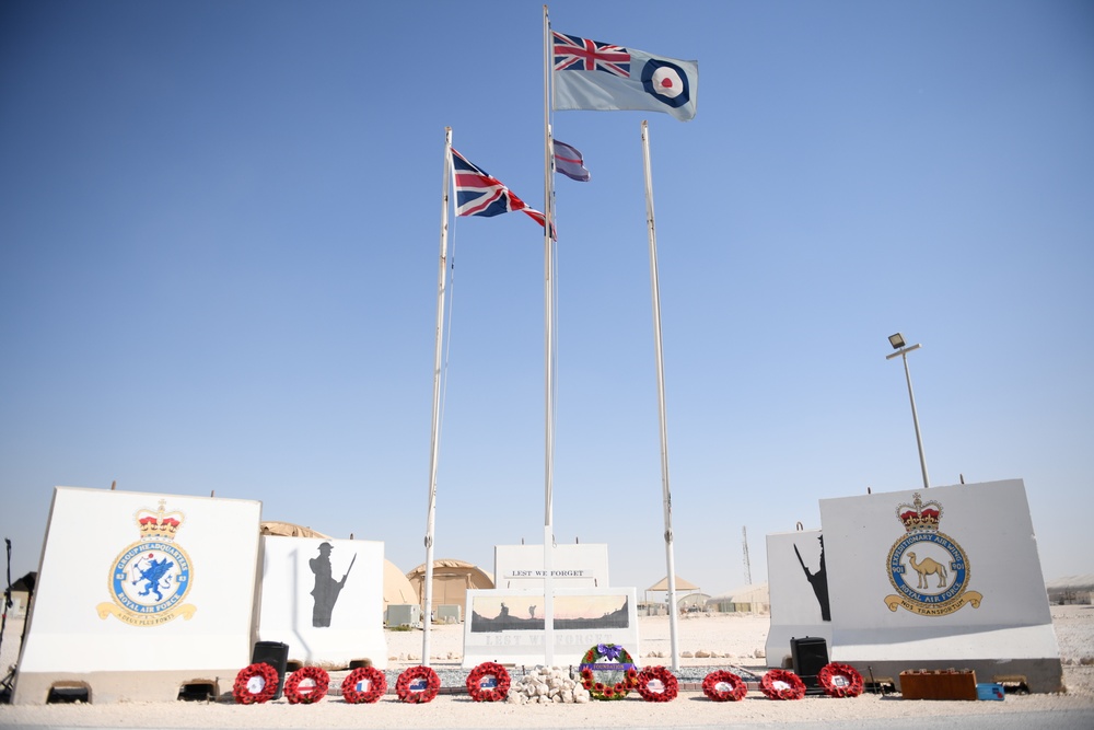 2021 Remembrance Day ceremony at AUAB