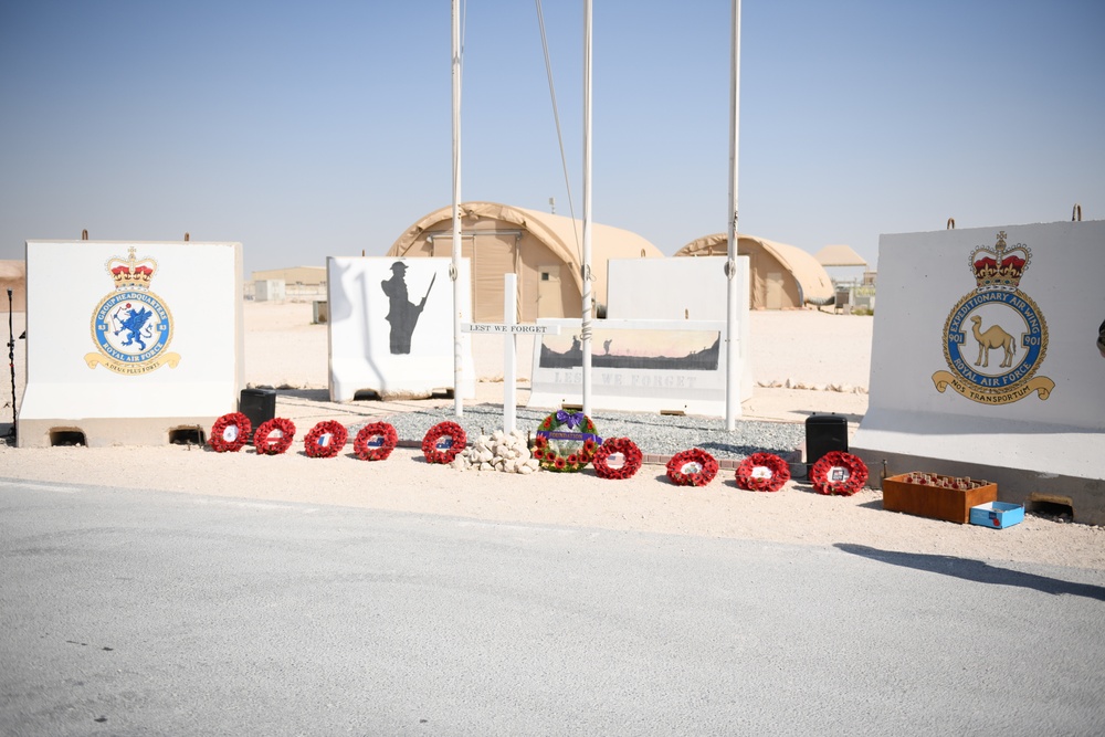 2021 Remembrance Day ceremony at AUAB