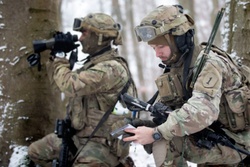 U.S. Army and Air Force fire support specialists form a COLT at Combined Resolve XVI