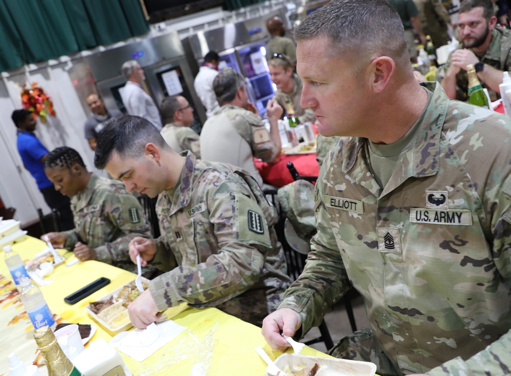 329th RSG Celebrates Thanksgiving 2021