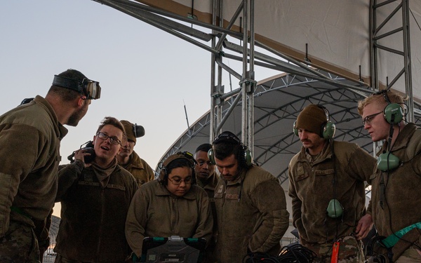 354th AEW generates sorties during Operation Iron Dagger