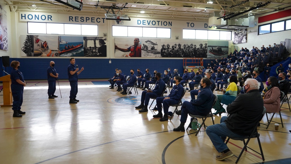 Coast Guard Director of Operational Logistics visits Base Portsmouth