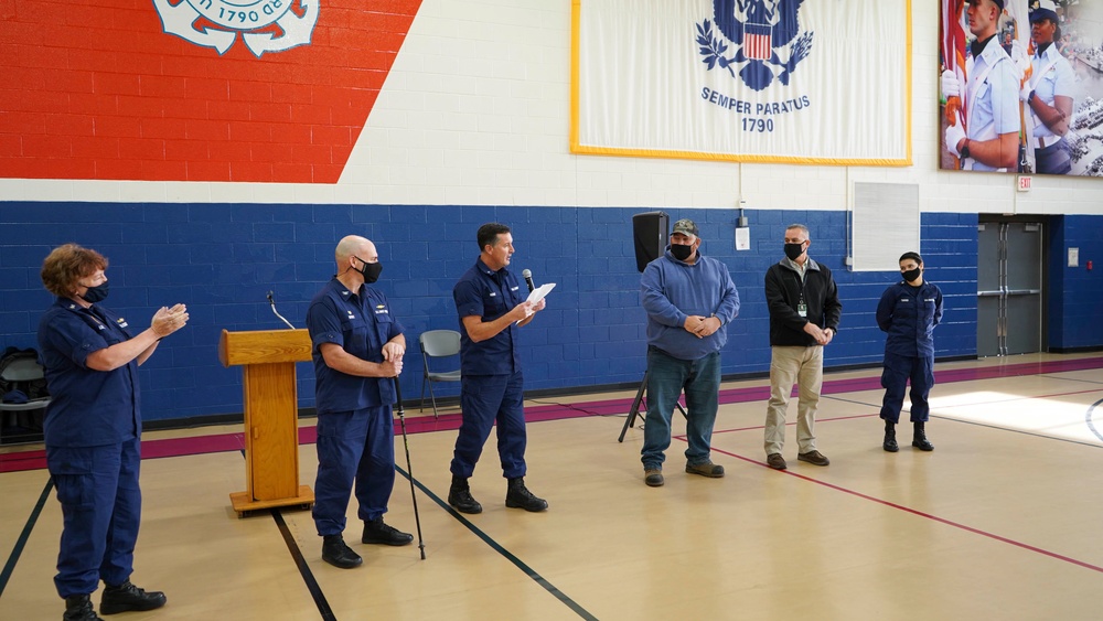 Coast Guard Director of Operational Logistics visits Base Portsmouth