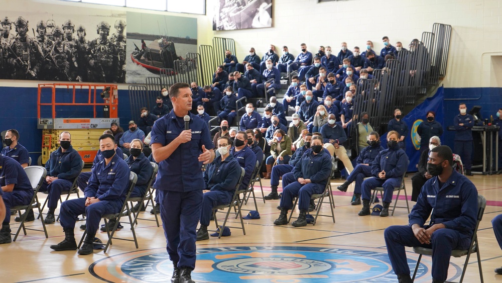 Coast Guard Director of Operational Logistics visits Base Portsmouth