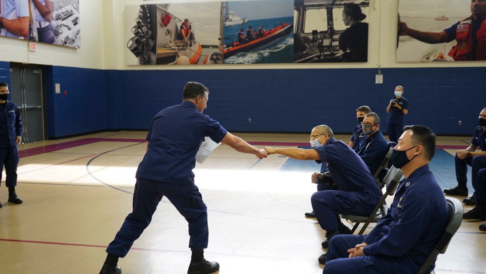 Coast Guard Director of Operational Logistics visits Base Portsmouth