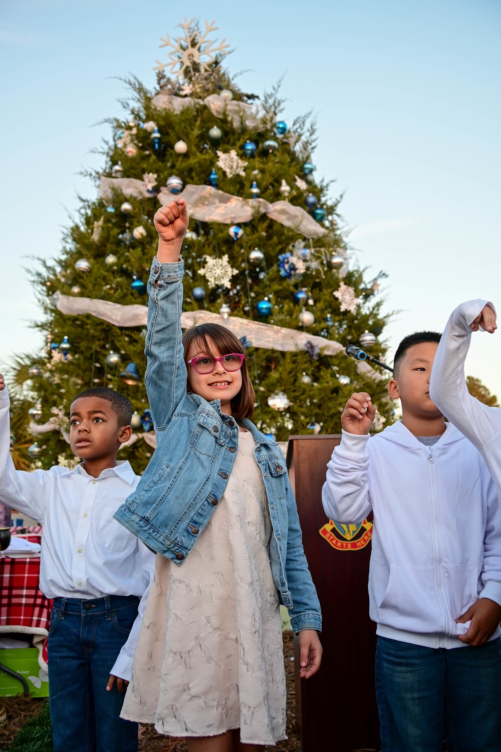 Fort Jackson celebrates joy of the season during tree lighting