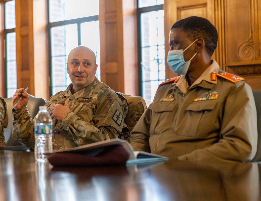 South African Defense Attaché visits NY National Guard