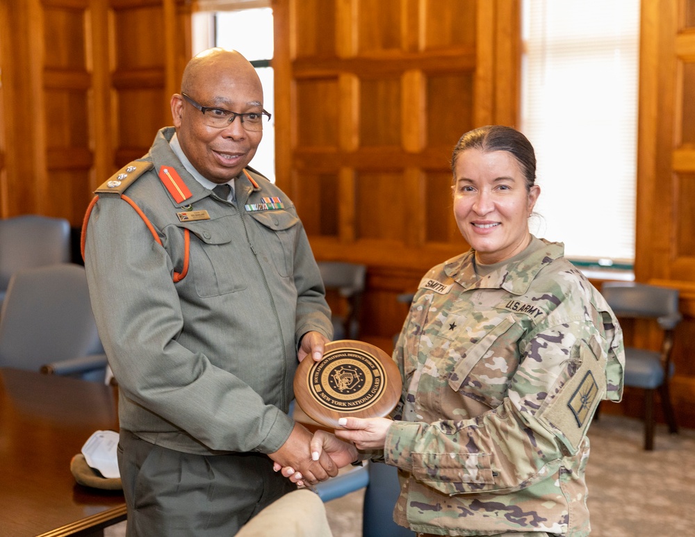 South African Defense Attaché visits NY National Guard