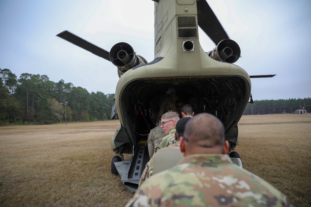 Bravo Company sling load training