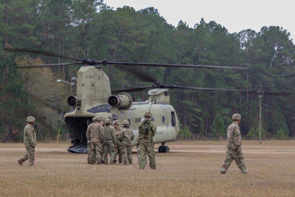 Bravo Company sling load training