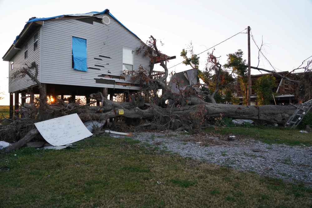 Hurricane Ida: Storm Damage in Pointe Aux Chenes