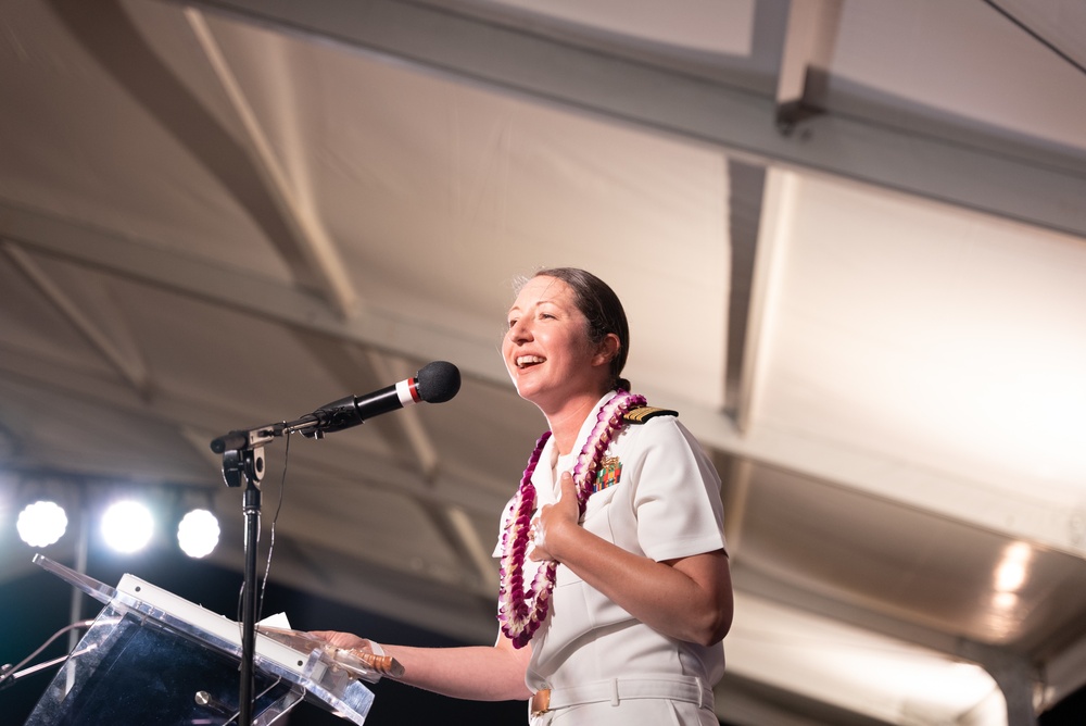 USS Daniel Inouye Commissioning Reception