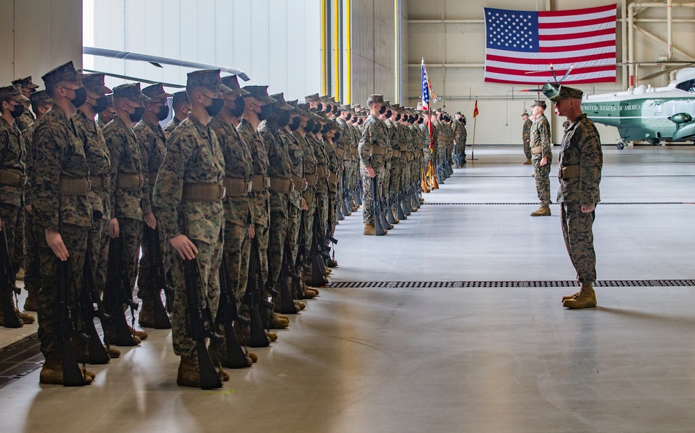 HMX-1 Change of Command