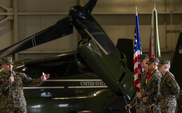 HMX-1 Change of Command