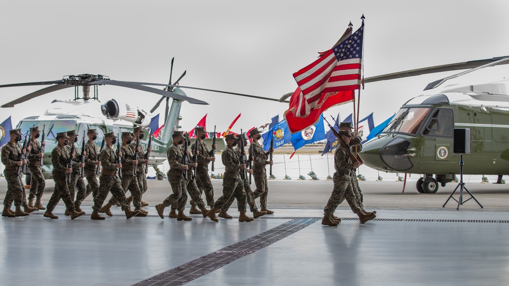 HMX-1 Change of Command