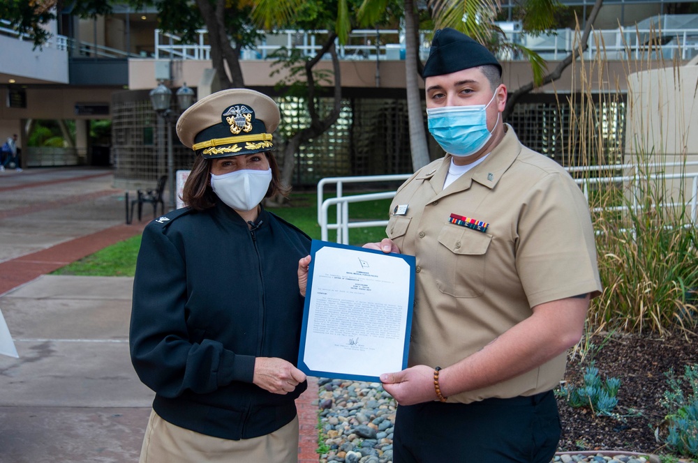NMRTC San Diego Awards Sailors
