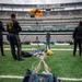 The Leap Frogs practice jump for the Army-Navy game