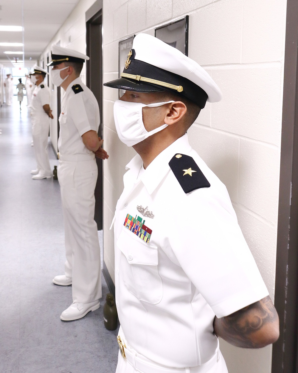 211208-N-N0485-0057 NEWPORT, R.I. (Dec. 8, 2021) OCS Officer Personnel Inspection (OPI)