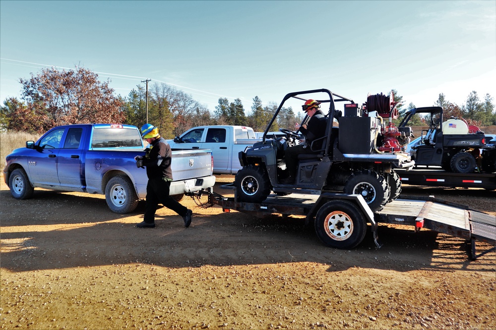 Rare December prescribed burn held on Fort McCoy's North Post