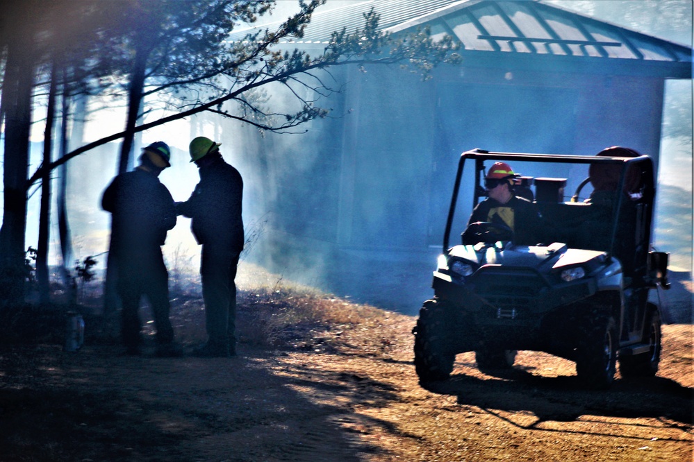 Rare December prescribed burn held on Fort McCoy's North Post