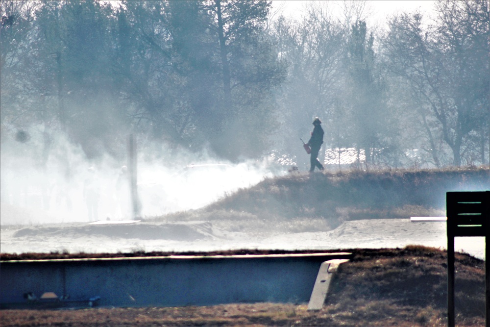 Rare December prescribed burn held on Fort McCoy's North Post