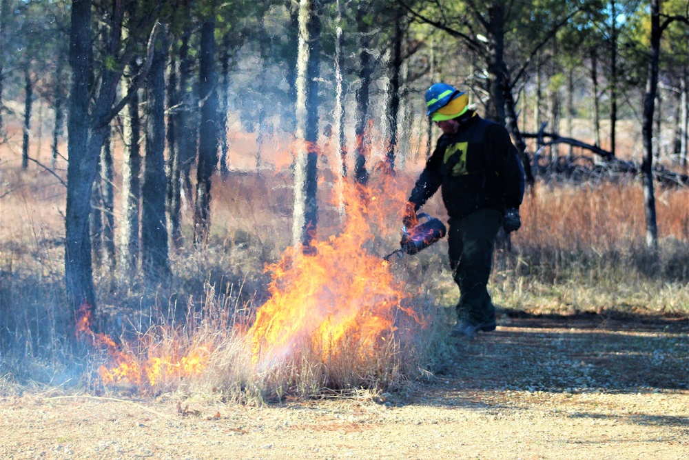 Rare December prescribed burn held on Fort McCoy's North Post