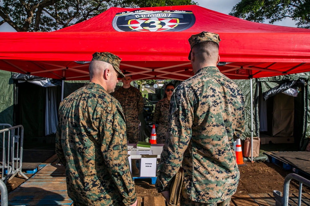 Marines with CLR-3 respond in support of Joint Base Pearl Harbor-Hickam residents