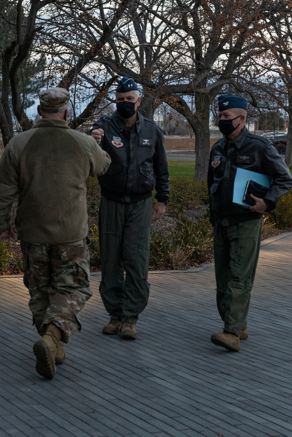 15th AF Command Team Visits Mountain Home AFB